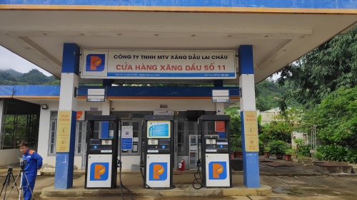 Lai Châu: Trạm sạc VinFast - Cửa hàng xăng dầu Petrolimex Lai Châu Số 11